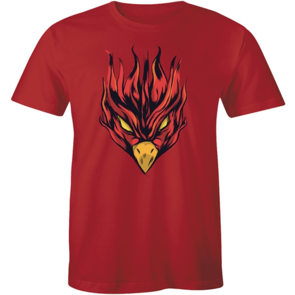 Chinese Legendary Phoenix Bird On Fire T-shirt Tee